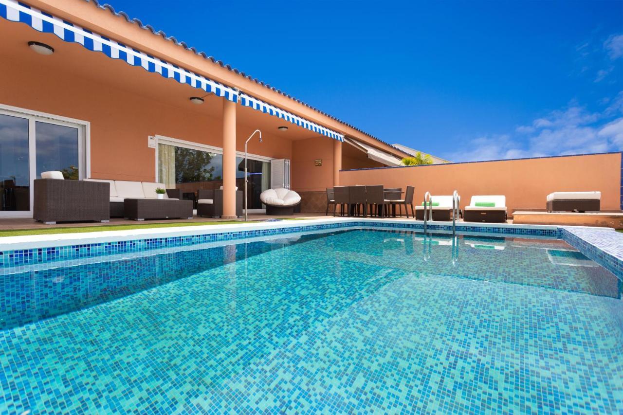 Maravillosa Villa De Lujo Con Piscina Privada 圣地亚哥港 外观 照片