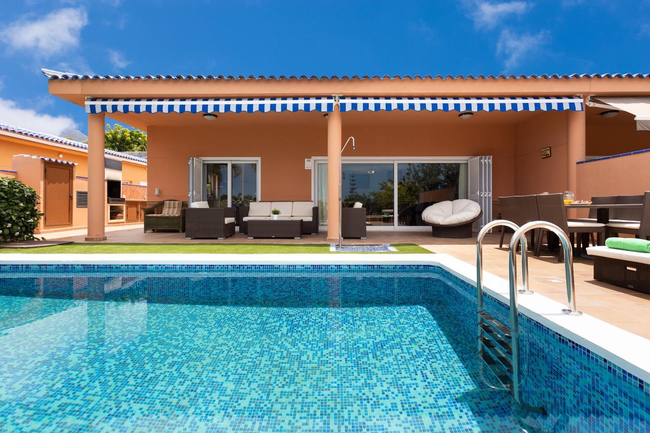 Maravillosa Villa De Lujo Con Piscina Privada 圣地亚哥港 外观 照片